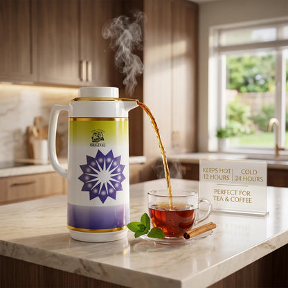 SIMBA MKUBWA Premium insulated Vacuum flask – 1.6 Liters | Leak Proof | Keeps Drinks Hot 12 Hours or Cold 24 Hours