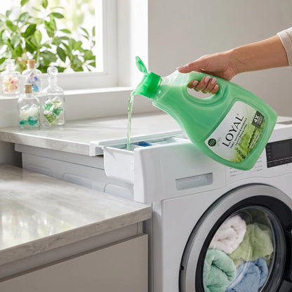 LOYAL Fabric Softener & Refresher – Green Valley, 3 Liters | Fragrance Capsules Technology | 4X Freshness | 150 Washes