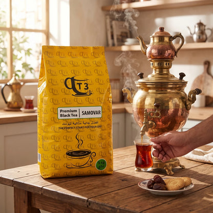 CT3 Premium Black Tea | SAMOVAR – 5 kg Yellow Pack for Everyday Tea Preparation and Serving