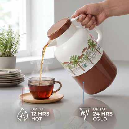 Legend Vacuum Flask 2.0 Liter – Leak-Proof Tea and Coffee Flask | Keeps Drinks Hot for 12 Hours and Cold for 24 Hours