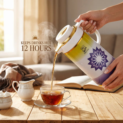 SIMBA MKUBWA Premium insulated Vacuum flask – 1.6 Liters | Leak Proof | Keeps Drinks Hot 12 Hours or Cold 24 Hours