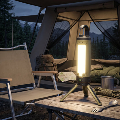 HU Tour Multifunctional Camping Light HTO-1004 – 17 cm Portable Lamp for Camping and Outdoor Lighting