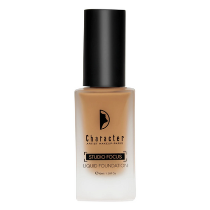 Character Studio Focus Liquid Foundation Shade Nutmeg PIF008 | Full Coverage, Long-Lasting Matte Finish, 40ml - Damoo