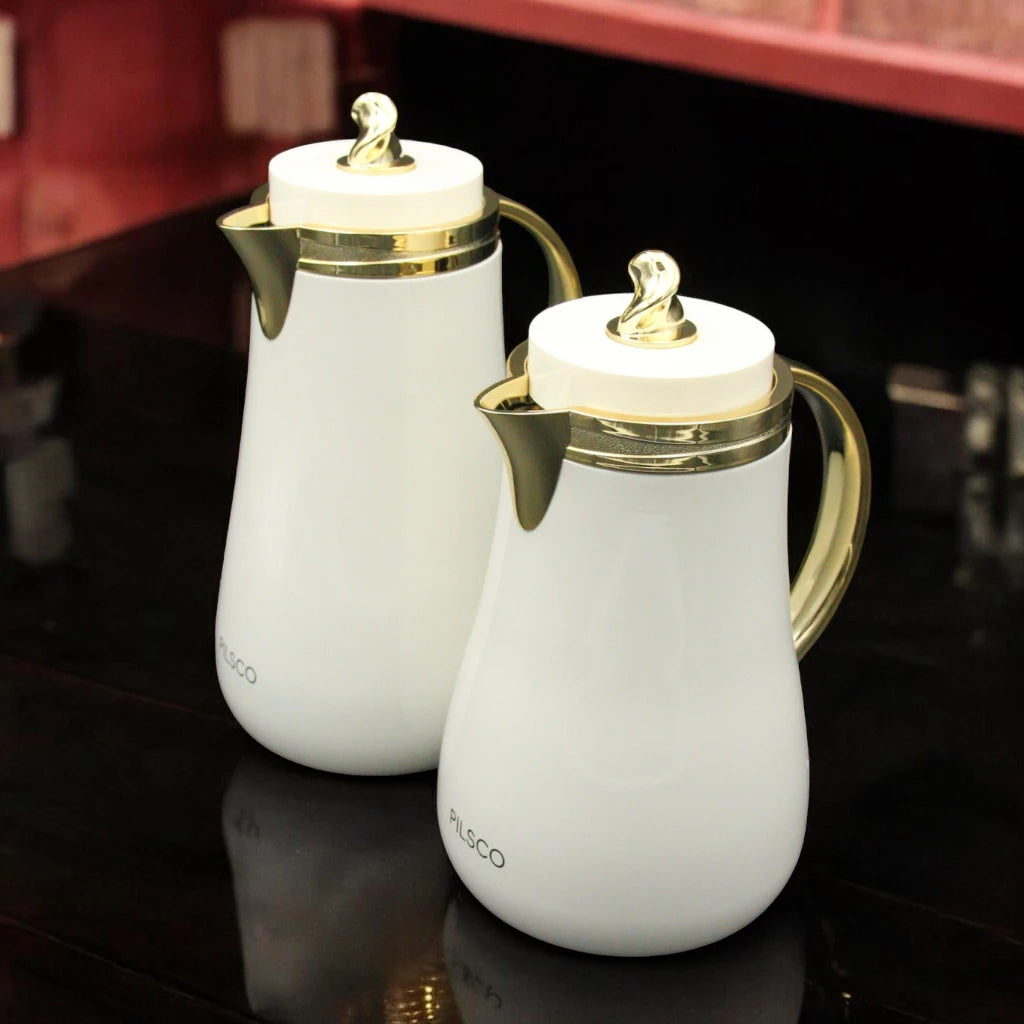 Pilsco Vacuum Jug Set – 2-Piece Original & Patented Design (0.7L + 1.0L) – Food-Grade, Leak-Proof, Eco-Friendly Thermos Jugs for Hot & Cold Drinks - Damoo