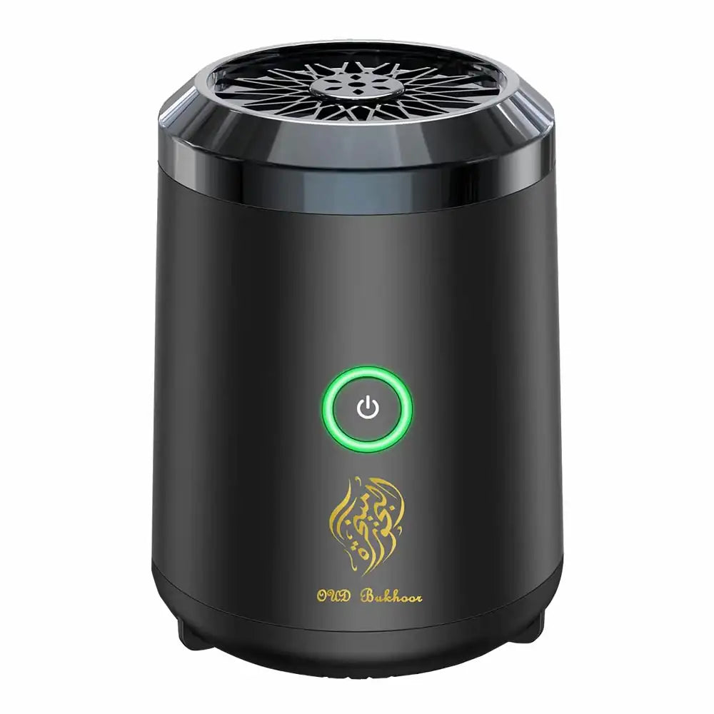 Portable Electric Bakhoor Burner – USB Rechargeable Mini Aroma Diffuser for Car, Home, Office – Safe & Silent Oud Incense Burner - Damoo