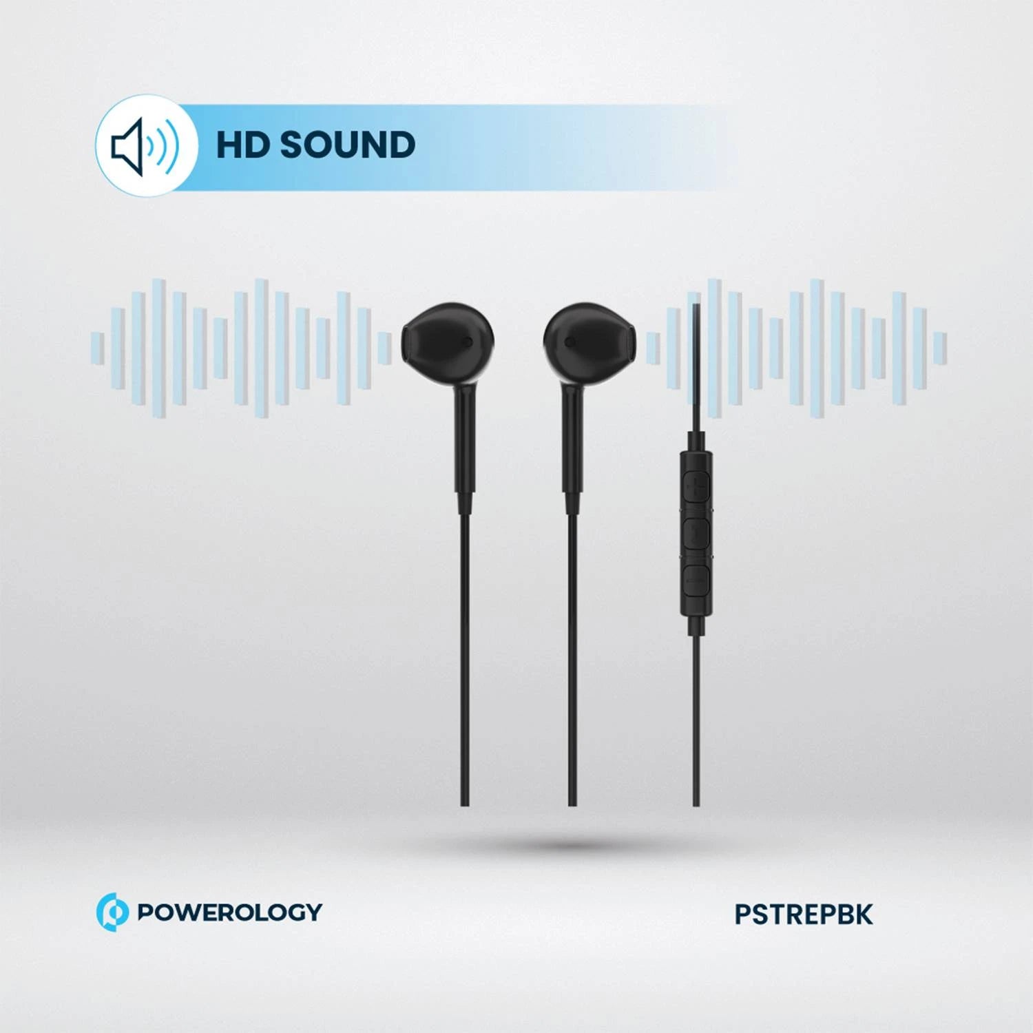 Powerology Type-C Stereo Earphones (1.2m) – HD Sound, Comfortable Fit, Compatible with All USB-C Devices including iPhone 15 Series - Damoo