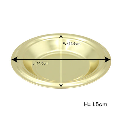 Premium Golden Stainless Steel Food Colander with Handles & Lid – Elegant Strainer for Washing Rice, Pasta, Vegetables & Fruits – Perforated Drain Bowl with Base Plate - Damoo