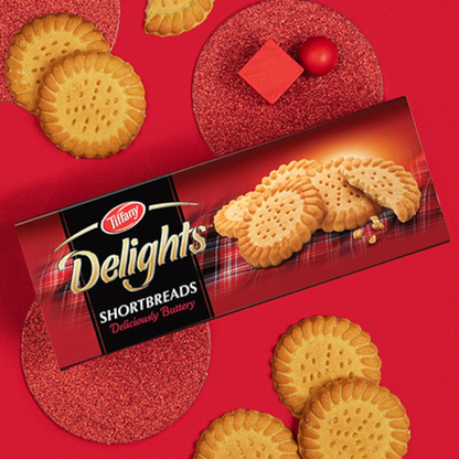 Tiffany Delights Shortbread Biscuits 200g – Buttery Crumbly Shortbread Cookies with Rich Flavor for Tea Time & Snacking - Damoo