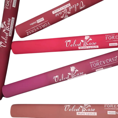 Forever52 Velvet Rose Matte Lipstick – Rs. 1075  Petunia Shade, Enriched with Rose Oil Essentials, Nourishing Creamy Matte Finish, Waterproof Long-Lasting Lip Color - Damoo