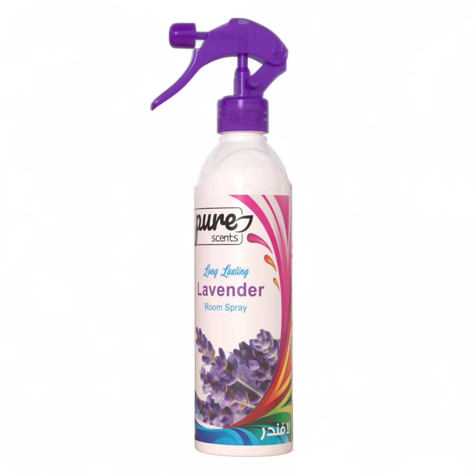 Pure Scents Lavender Room Spray – 460ML | Soothing Long-Lasting Floral Air Freshener for Home & Fabric Use - Damoo