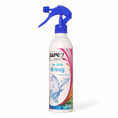 Pure Scents Mroog Room Spray – 460ML | Long-Lasting Oriental Air Freshener with Rich Musk & Oud Tones | For Home & Fabric Use - Damoo