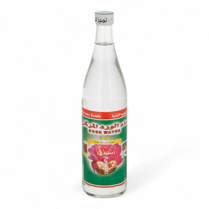 Quba Factory Rose Water – 570ml Bottle – Natural Floral Tonic for Skin, Eyes, Beverages & Desserts - Damoo