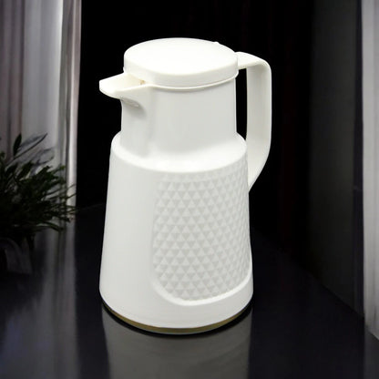 Regal 0.5 Liters Vacuum Jug with Glass Inner – Compact Thermos Flask for Hot & Cold Drinks – Keeps Hot for 12 Hours & Cold for 24 Hours - Damoo