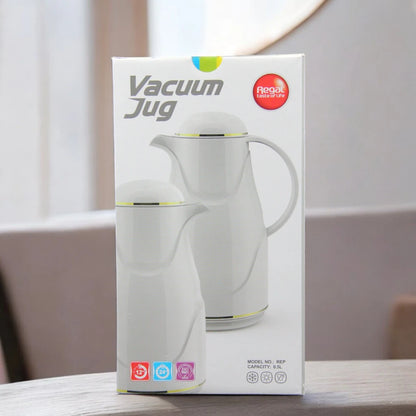 Regal 0.5L Premium Vacuum Insulated Thermos Flask – 12H Hot & 24H Cold – Glass Inner Liner – Leak-Proof & Food Grade – Model REP - Damoo