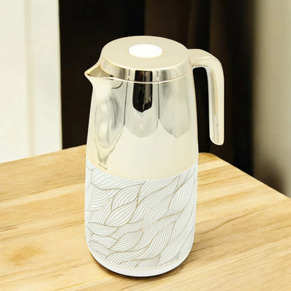 Regal 1.0L Thermal Vacuum Jug – Keeps Beverages Hot for 12H & Cold for 24H | Double Wall Glass Refill | BPA-Free | Ideal for Home, Office & Travel - Damoo