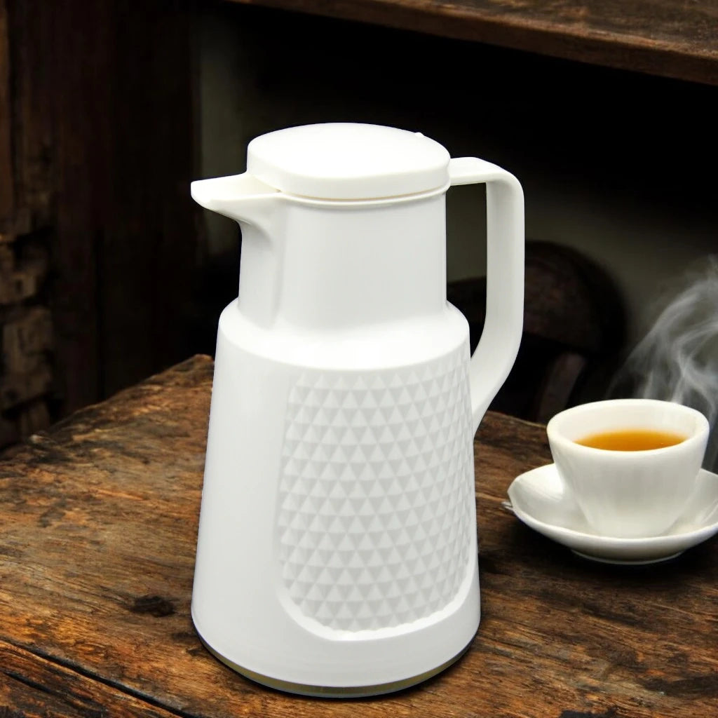 Regal 1.0L Thermos Jug – Premium Vacuum Insulated Flask | 24H Cold & 12H Hot Retention | BPA-Free Glass Refill | Ideal for Home, Office, Travel - Damoo