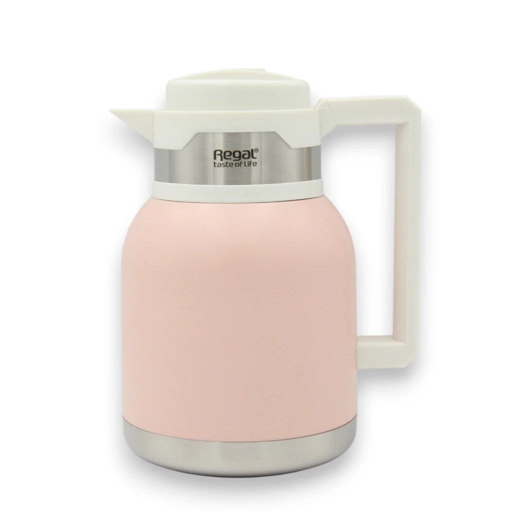 Regal 1.5L Vacuum Insulated Jug – Hot & Cold Beverage Thermos Flask with Stainless Steel Liner | Keeps Drinks Hot for 12 Hours & Cold for 24 Hours - TSC-UQ - Damoo