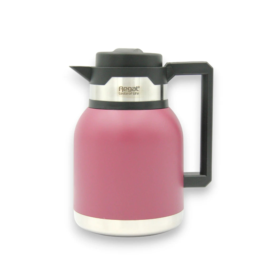 Regal 1.5L Vacuum Insulated Jug – Hot & Cold Beverage Thermos Flask with Stainless Steel Liner | Keeps Drinks Hot for 12 Hours & Cold for 24 Hours - TSC-UQ - Damoo