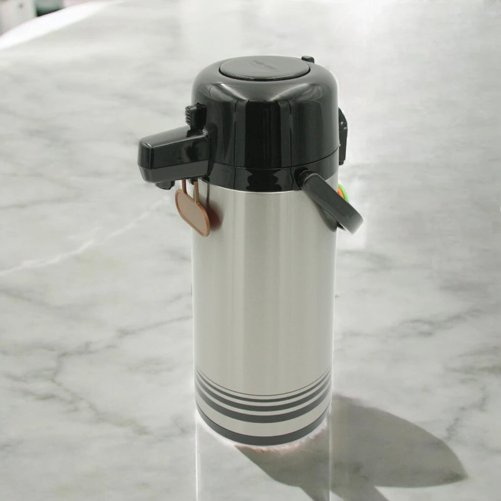 Regal 1.9L Air Pot Glass Liner - 12H Hot & 24H Cold Retention - Premium Insulated Beverage Dispenser - RBA - Damoo