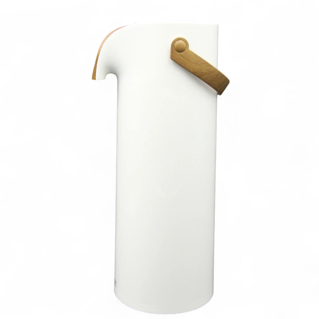 Regal 1.9L Airpot with Asbestos-Free Glass Refill – Vacuum Insulated Beverage Dispenser – Keeps Drinks Hot for 12 Hours & Cold for 24 Hours | Food-Grade Material - Damoo