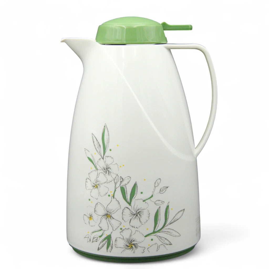 Regal 2.0 Liters Vacuum Insulated Flask Jug –  for Hot & Cold Beverages – Keeps Drinks Hot for 12 Hours & Cold for 24 Hours - Floral Design - Damoo