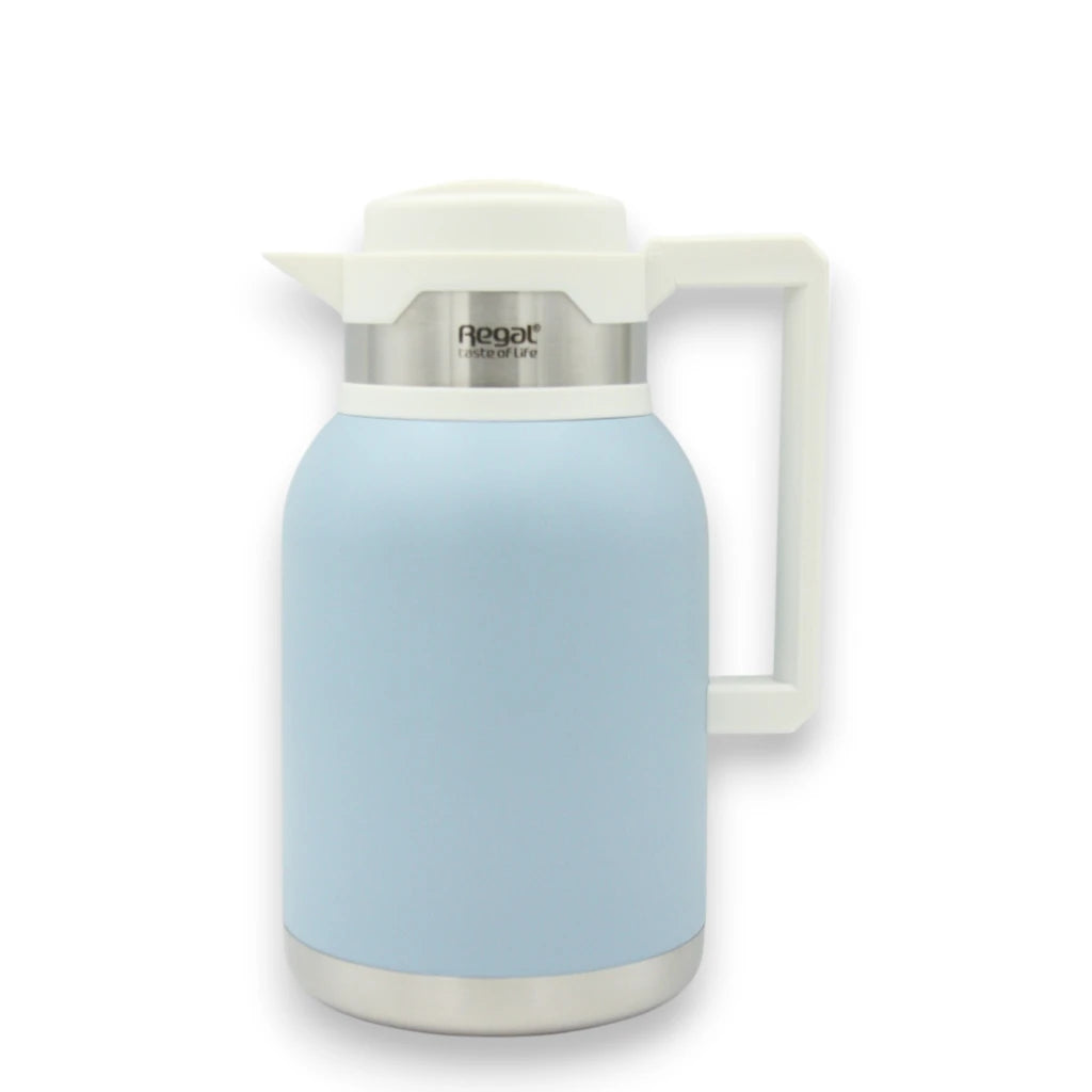 Regal 2.0L Stainless Steel Vacuum Jug – Double Wall Insulated, 24H Cooling, 12H Warming, Wide Opening, Leak-Proof Lid, Drip-Free, Food-Grade – TSC-UQ - Damoo