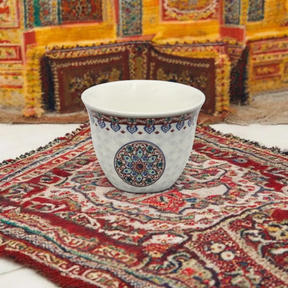 Regal Taste of Life Elegant Fine Porcelain 20 Pcs Tea & Coffee Set – Strong Internal Structure (Tradition Design) - Damoo