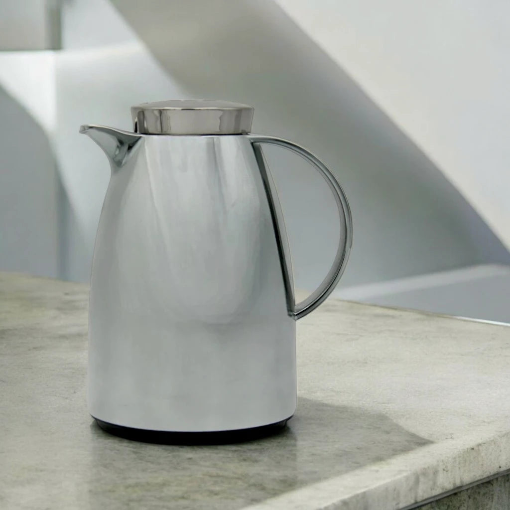 Regal Vacuum Jug 0.5L – Premium Insulated Beverage Dispenser - Keeps Drinks Hot for 12 Hours, Cold for 24 Hours - Durable Glass Liner, Easy Pour, Ideal for Coffee, Tea, and Hot Water - RBS - Damoo