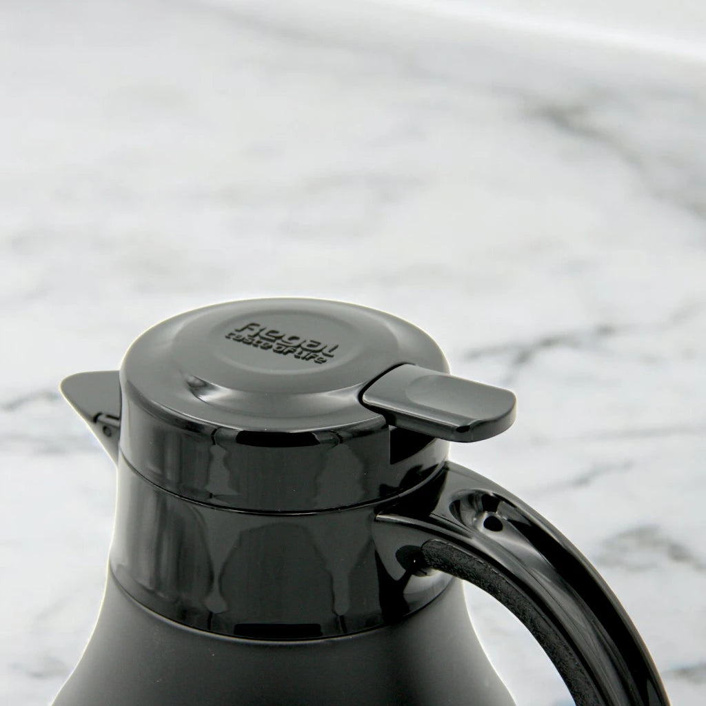 Regal Vacuum Jug 1.0 Liters - Double Wall Insulated for Hot & Cold Drinks - 12H Hot, 24H Cold - Durable & Easy to Use - RGS01P - Damoo