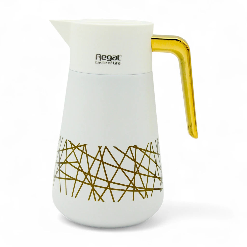 Regal Vacuum Jug 1.0L – Double Wall Stainless Steel Flask – 24H Hot & Cold Retention – Model TSC04 - Damoo