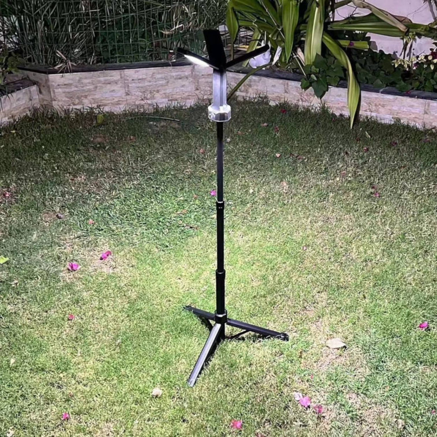 Toby’s VIP-11 Ultra Professional Camping Light | 5000 Lumens LED Floodlight with Tripod Stand | 14.6V 4000mAh Rechargeable Battery | Outdoor Fishing, Party, and Emergency Lighting - Damoo