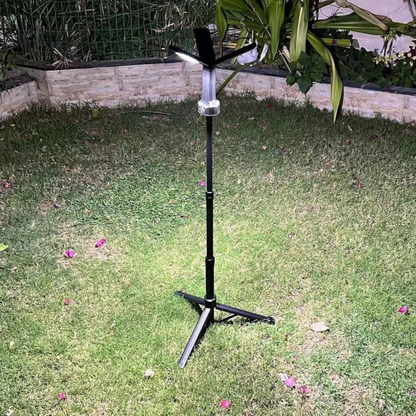 Toby’s VIP-11 Ultra Professional Camping Light | 5000 Lumens LED Floodlight with Tripod Stand | 14.6V 4000mAh Rechargeable Battery | Outdoor Fishing, Party, and Emergency Lighting - Damoo