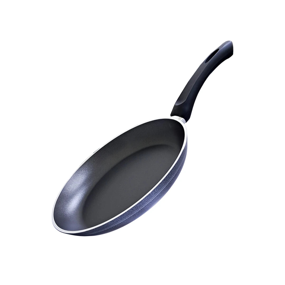 Rossetti Non-Stick Teflon Frying Pan with Lid – 28 CM, Made in Italy, Heat-Resistant Handle with Hanging Loop, Dishwasher Safe, Compatible with Gas, Electric & Ceramic Cooktops (Not Induction) - Damoo