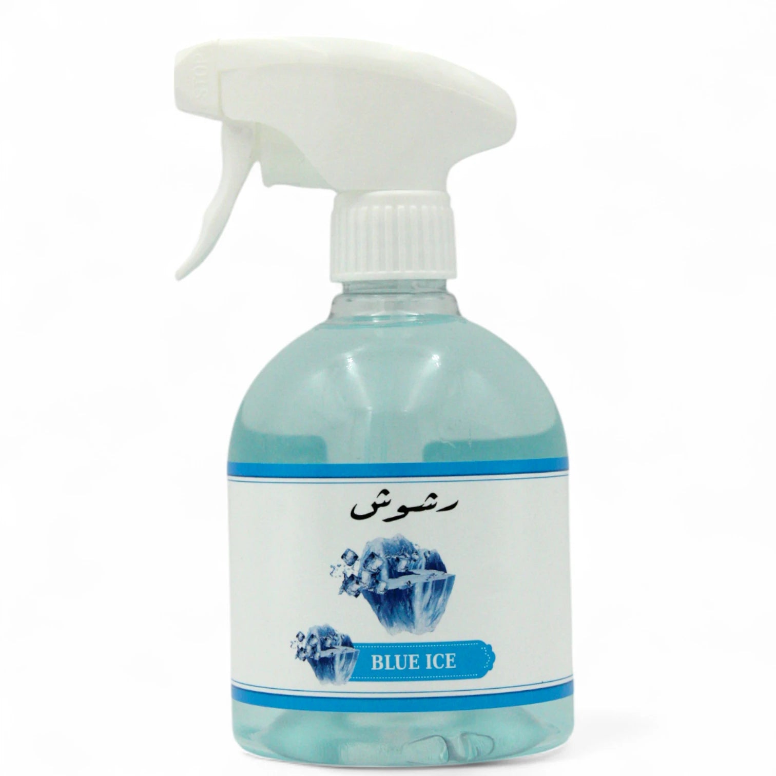 Rshoosh Multi-Use Air Freshener  Spray – 500ml | Long-Lasting Fragrance for Rooms, Bedding, Cars & Offices | Made in UAE - Blue Ice - Damoo