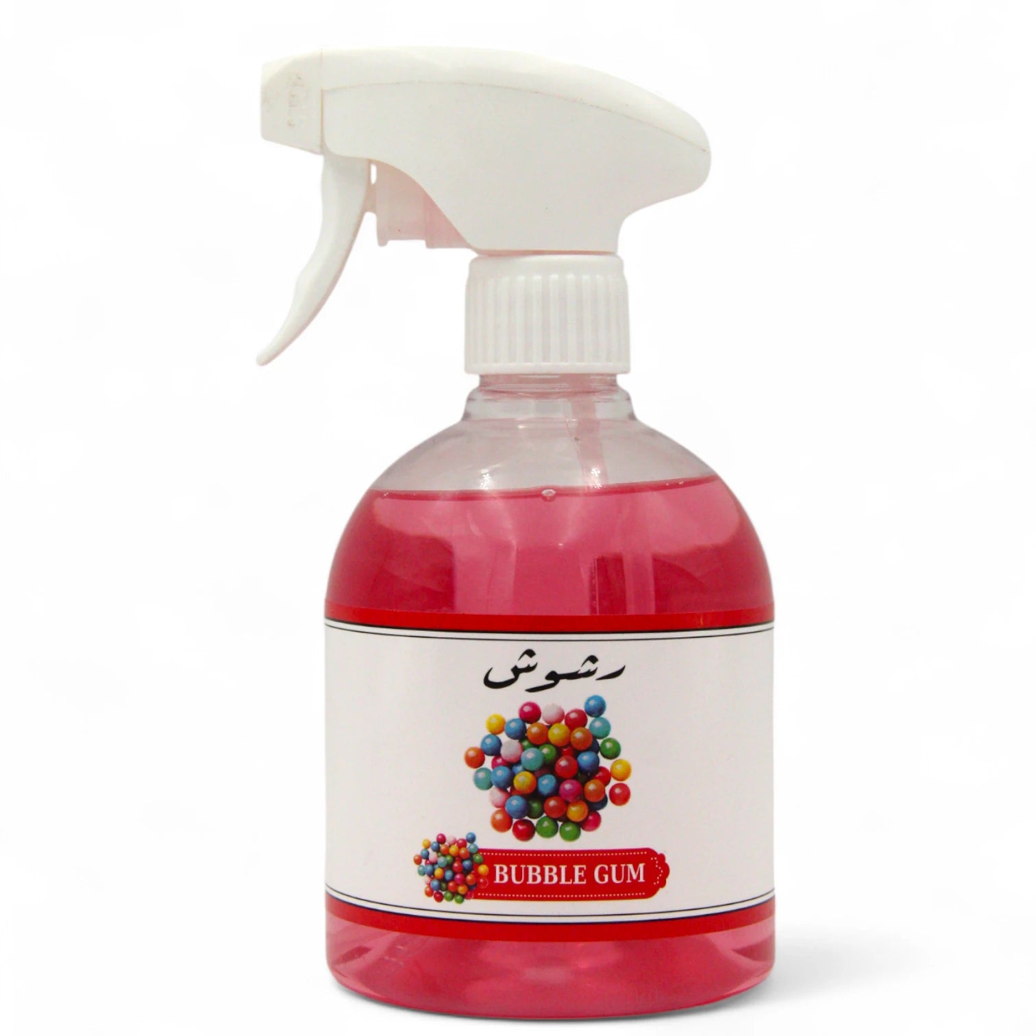 Rshoosh Multi-Use Air Freshener  Spray – 500ml | Long-Lasting Fragrance for Rooms, Bedding, Cars & Offices | Made in UAE - Bubble Gum - Damoo