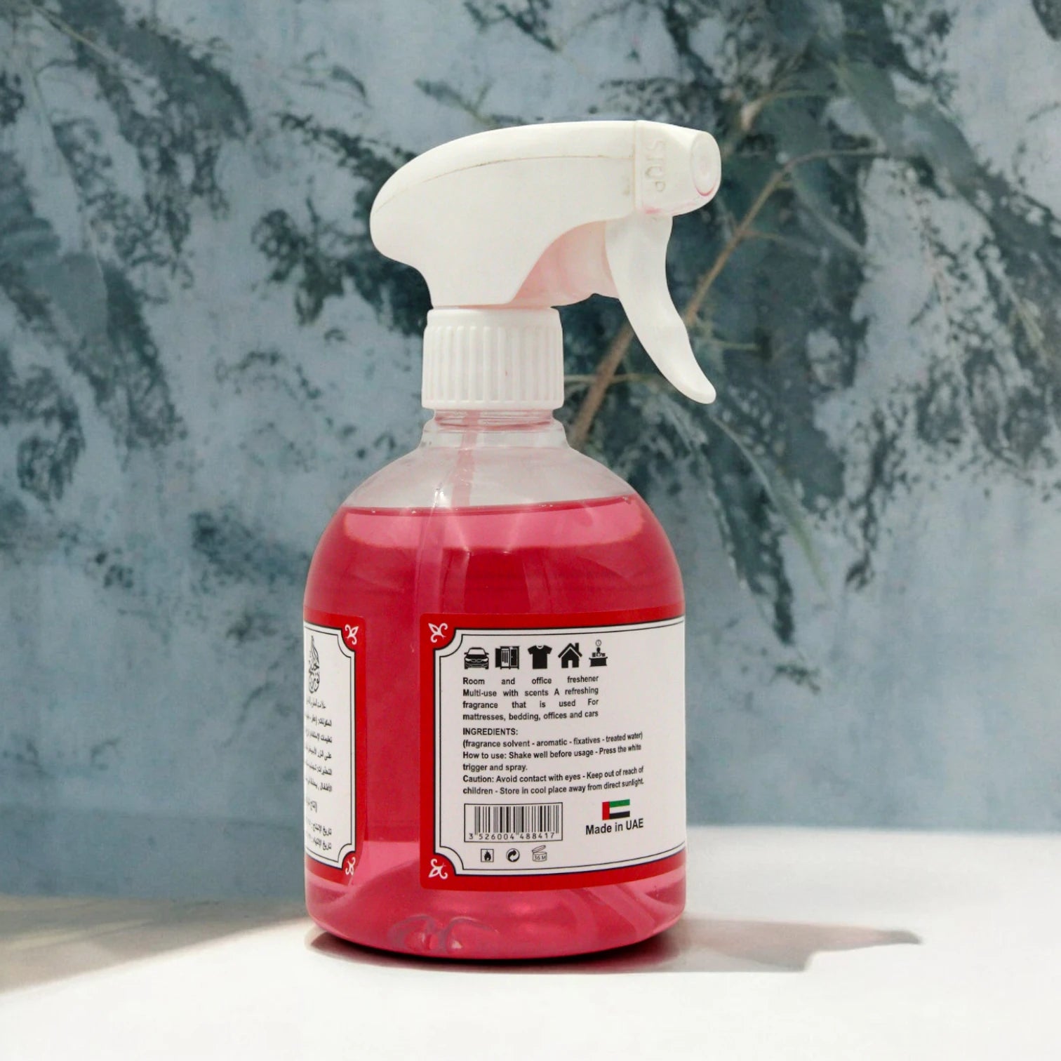 Rshoosh Multi-Use Air Freshener  Spray – 500ml | Long-Lasting Fragrance for Rooms, Bedding, Cars & Offices | Made in UAE - Bubble Gum - Damoo