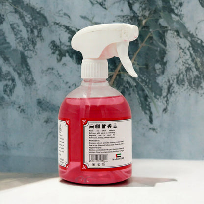 Rshoosh Multi-Use Air Freshener  Spray – 500ml | Long-Lasting Fragrance for Rooms, Bedding, Cars & Offices | Made in UAE - Bubble Gum - Damoo