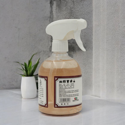 Rshoosh Multi-Use Air Freshener  Spray – 500ml | Long-Lasting Fragrance for Rooms, Bedding, Cars & Offices | Made in UAE - Bukhour - Damoo