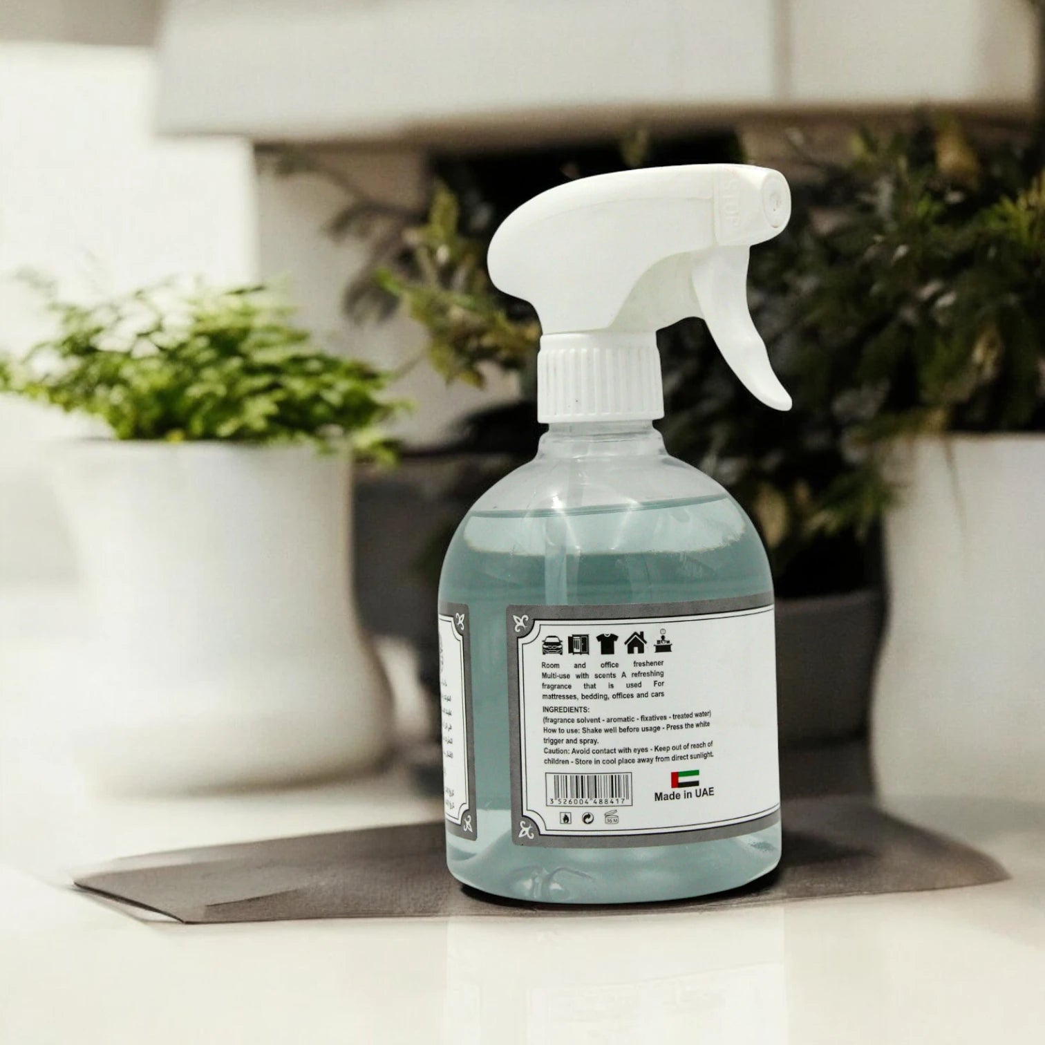 Rshoosh Multi-Use Air Freshener  Spray – 500ml | Long-Lasting Fragrance for Rooms, Bedding, Cars & Offices | Made in UAE - Cried - Damoo
