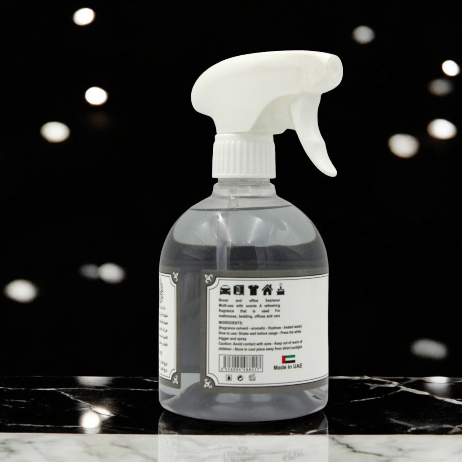Rshoosh Multi-Use Air Freshener  Spray – 500ml | Long-Lasting Fragrance for Rooms, Bedding, Cars & Offices | Made in UAE - Fakhama - Damoo