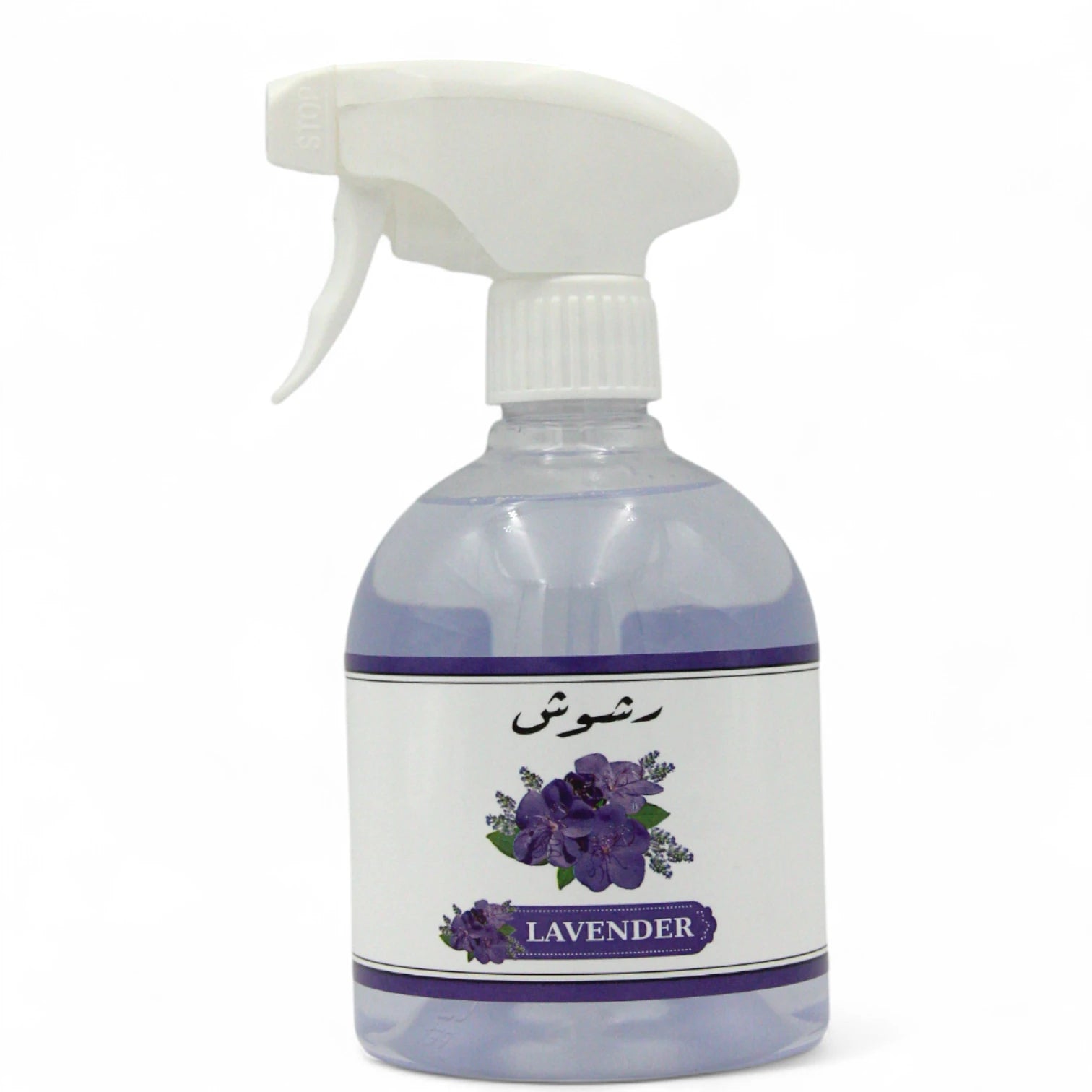 Rshoosh Multi-Use Air Freshener  Spray – 500ml | Long-Lasting Fragrance for Rooms, Bedding, Cars & Offices | Made in UAE - Lavender - Damoo