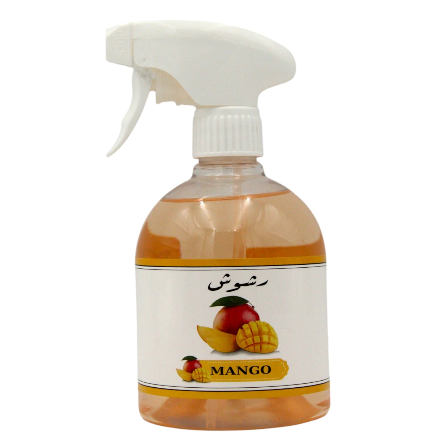Rshoosh Multi-Use Air Freshener  Spray – 500ml | Long-Lasting Fragrance for Rooms, Bedding, Cars & Offices | Made in UAE - Mango - Damoo