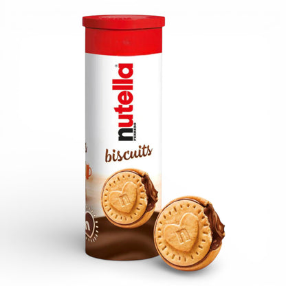 Nutella Chocolate Biscuits 12 Pieces – Crunchy Golden Biscuits with Creamy Nutella Filling - Damoo