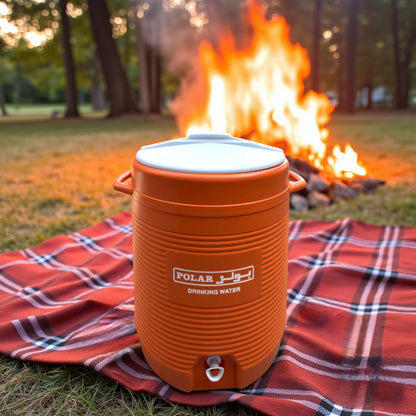 40L (10 Gallon) Camping Water Container with Faucet – Heavy-Duty Portable Water Jug & Cooler, Wide Mouth Opening, Leak-Proof Tap, Durable Outdoor Water Storage Tank for Survival, Travel & Emergencies - Damoo