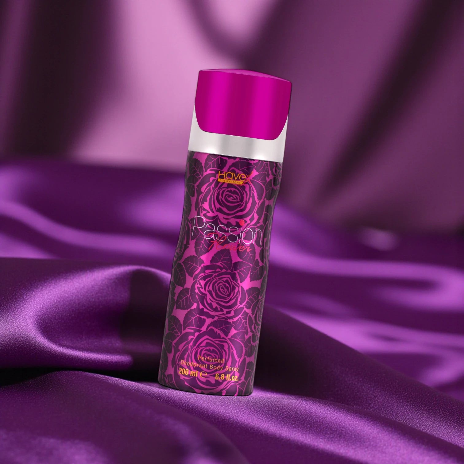 HaveX Passion Flower Perfumed Deodorant Body Spray for Women – Long-Lasting Fresh Floral Scent, 200ml - Damoo