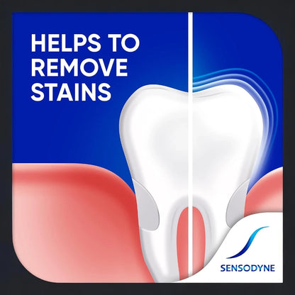 Sensodyne Daily Care Toothpaste for Sensitive Teeth 75ml x 3 Pack – Extra Fresh Gel, Fluoride Formula for Enamel Protection & Gum Health – Long-Lasting Fresh Breath - Damoo