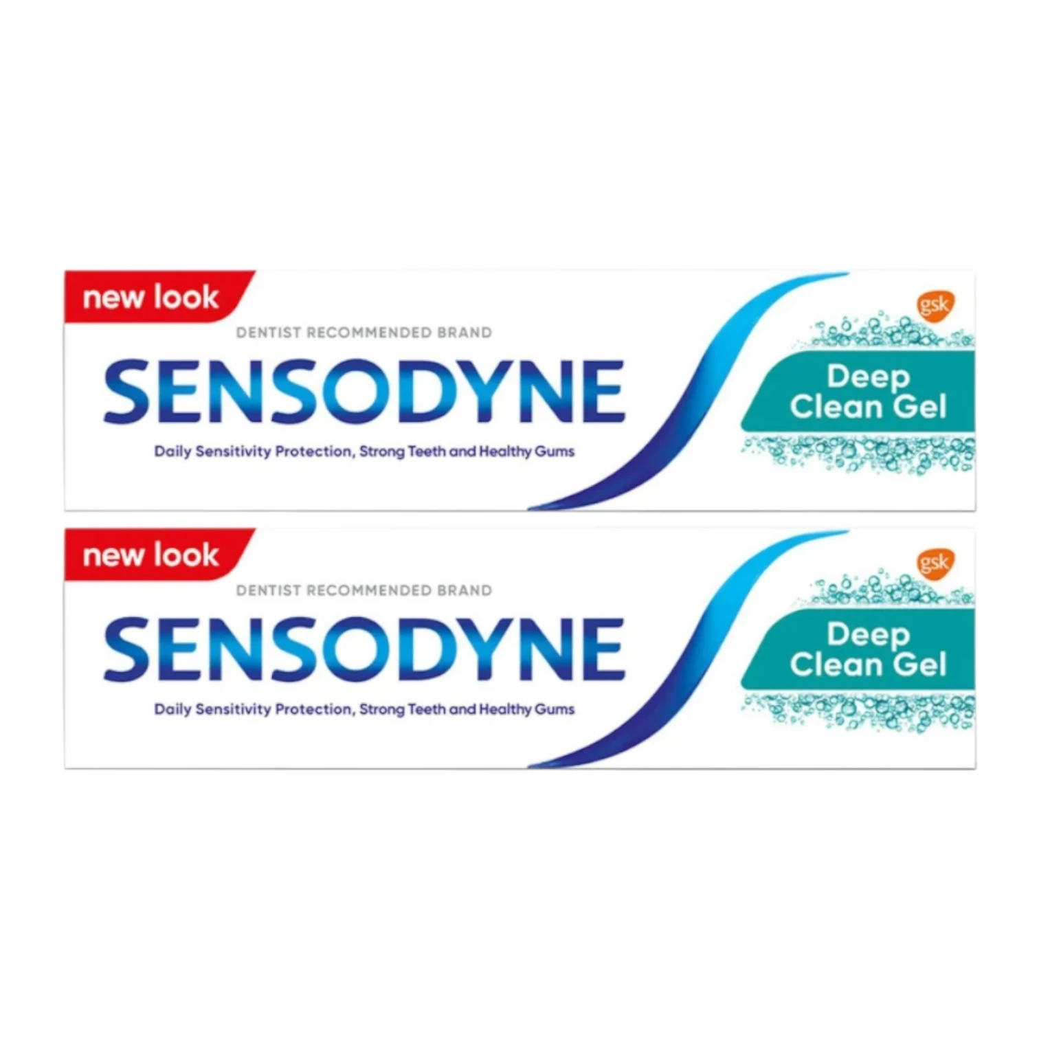 Sensodyne Deep Clean Gel Toothpaste 75ml (1+1) – Advanced Sensitivity Relief & Fresh Breath - Damoo