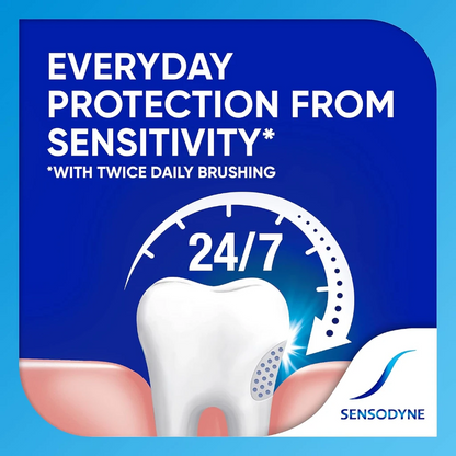 Sensodyne Multi Care Plus Whitening Toothpaste for Sensitive Teeth – 50ml | 24/7 Sensitivity Relief, Fluoride Protection, Plaque & Stain Removal, Fresh Mint Flavor, Enamel Safe, Daily Oral Care - Damoo
