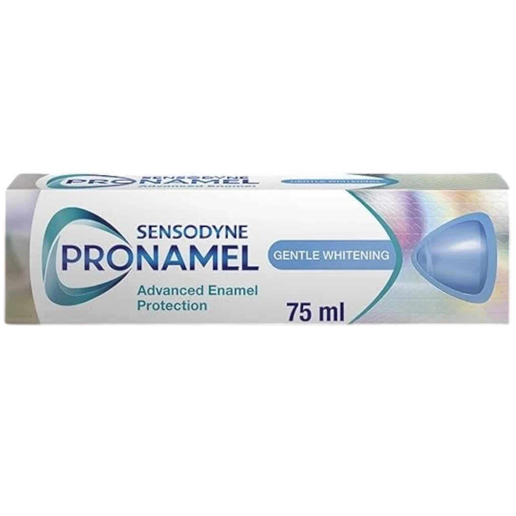 Sensodyne Pronamel Gentle Whitening Toothpaste – 75ml Fluoride Toothpaste to Strengthen Enamel, Protect Against Acid Wear, Restore Natural Whiteness & Keep Breath Fresh - Damoo