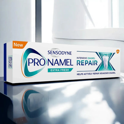 Sensodyne Pronamel Intensive Enamel Repair Toothpaste – Extra Fresh Flavour, Fluoride Toothpaste to Actively Repair Acid-Weakened Enamel & Protect Against Cavities – 75ml Tube - Damoo